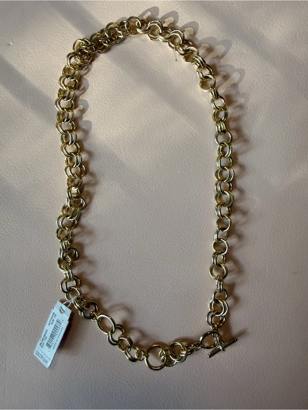 NWT Kendra Scott Double Link Chain Necklace in Gold